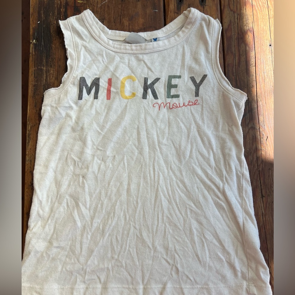 Mickey Mouse Disney classic retro cute tank top! Size M